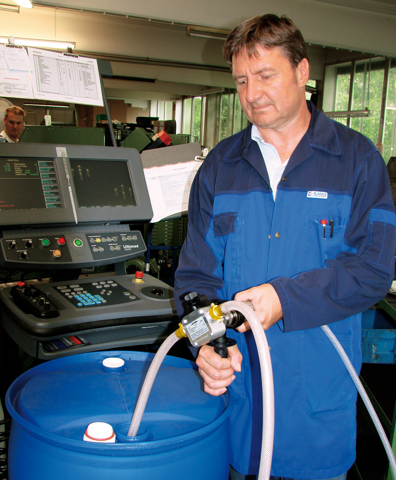 Bohrmaschine - Pumpe 1000 L/h Absaugpumpe Umfüllpumpe Wasser pumpen  abpumpen