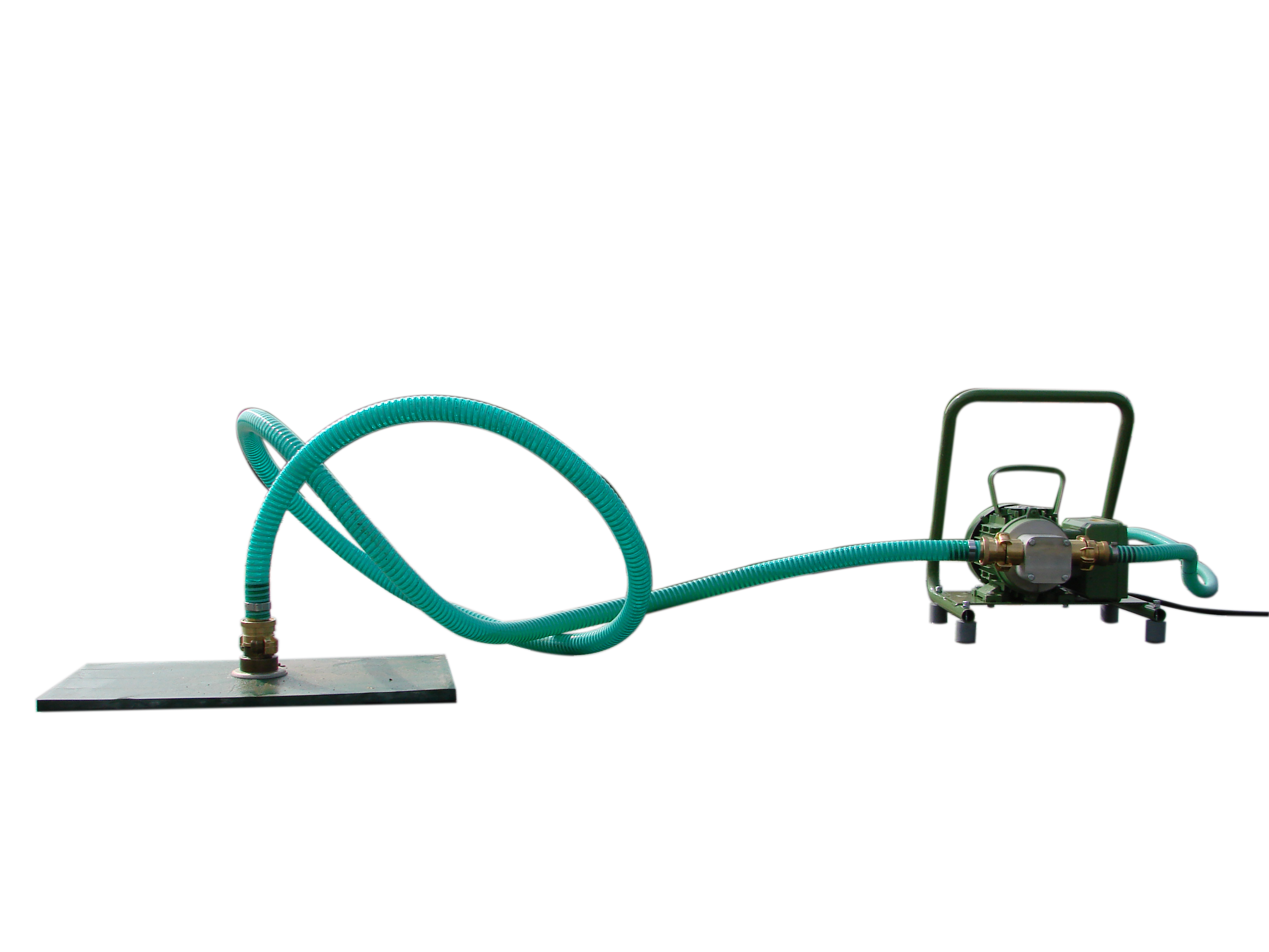 Impellerpumpe mit Motor, Kabel und Stecker