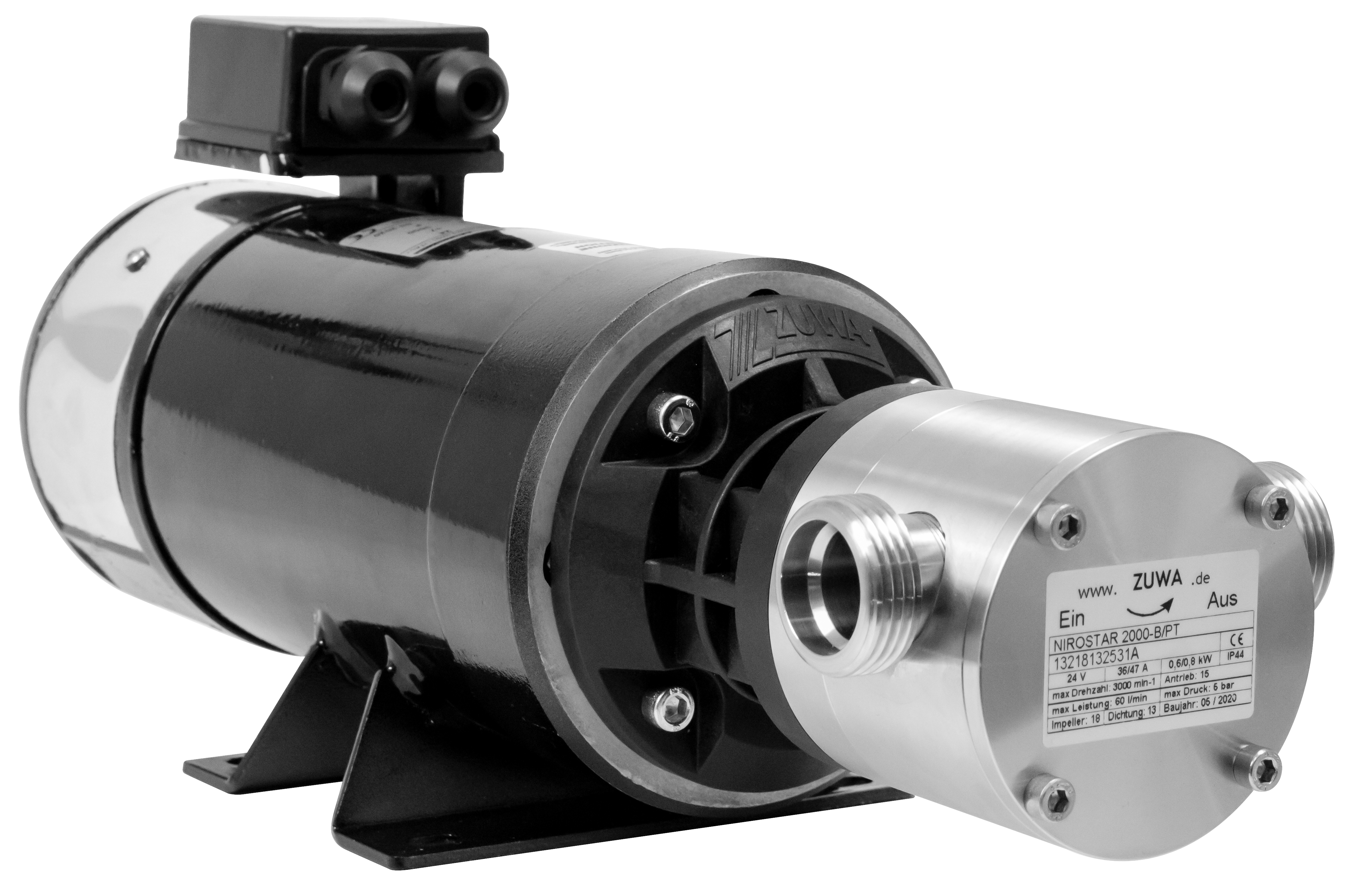 Impellerpumpe mit Gleichstrommotor KEB