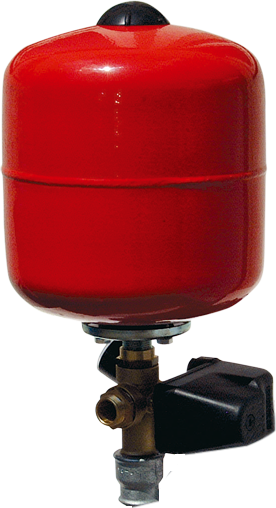 m.Druckausgleichsbehälter 24 l u. Drucksch.1-5 bar