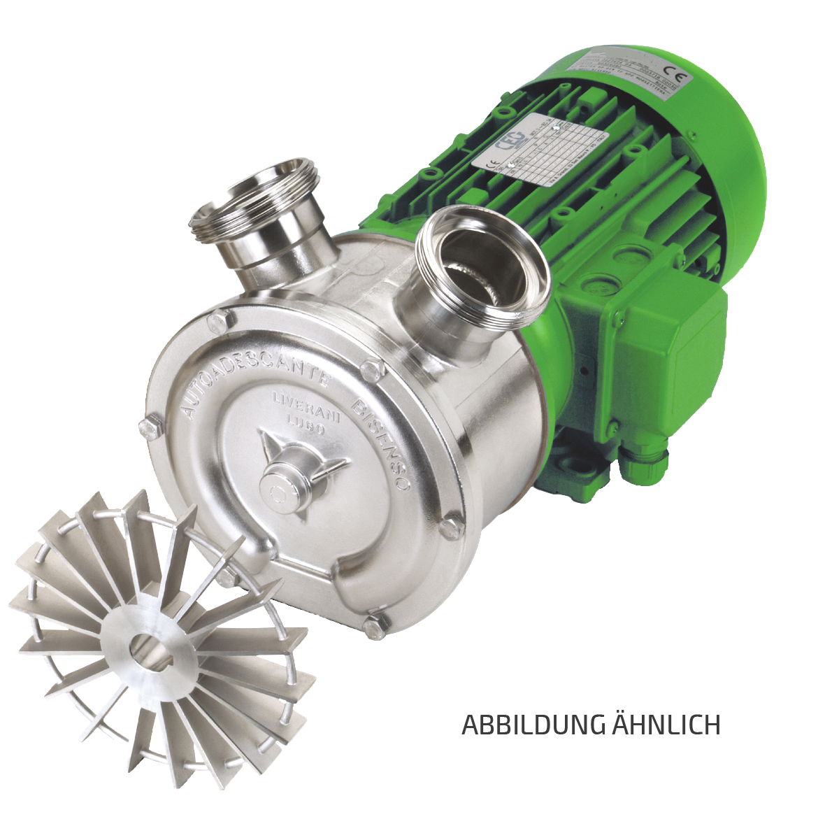 Seitenkanalpumpe aus Edelstahl, BY-PASS