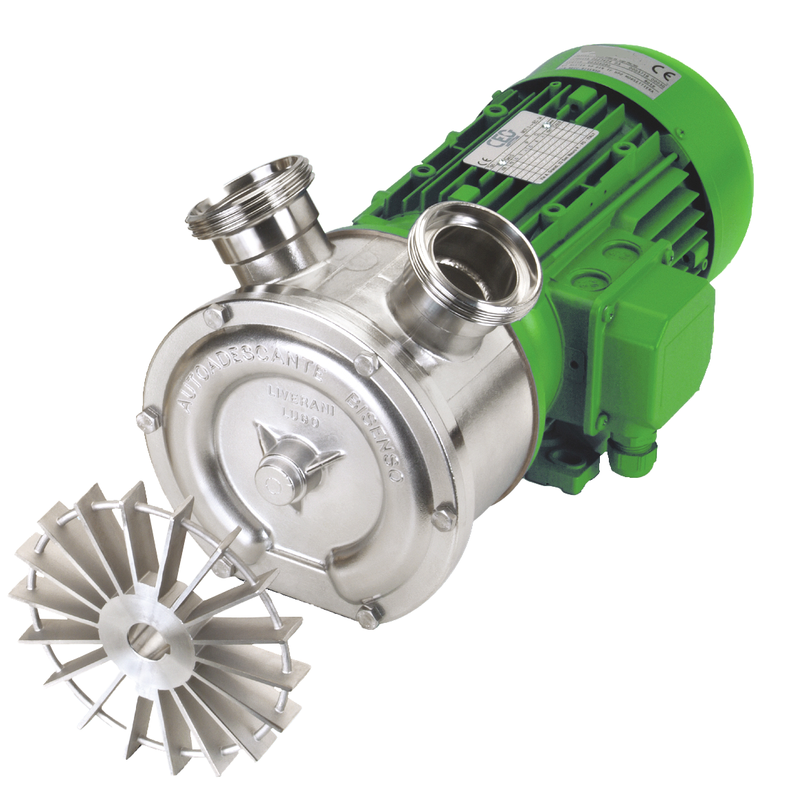 Seitenkanalpumpe aus Edelstahl