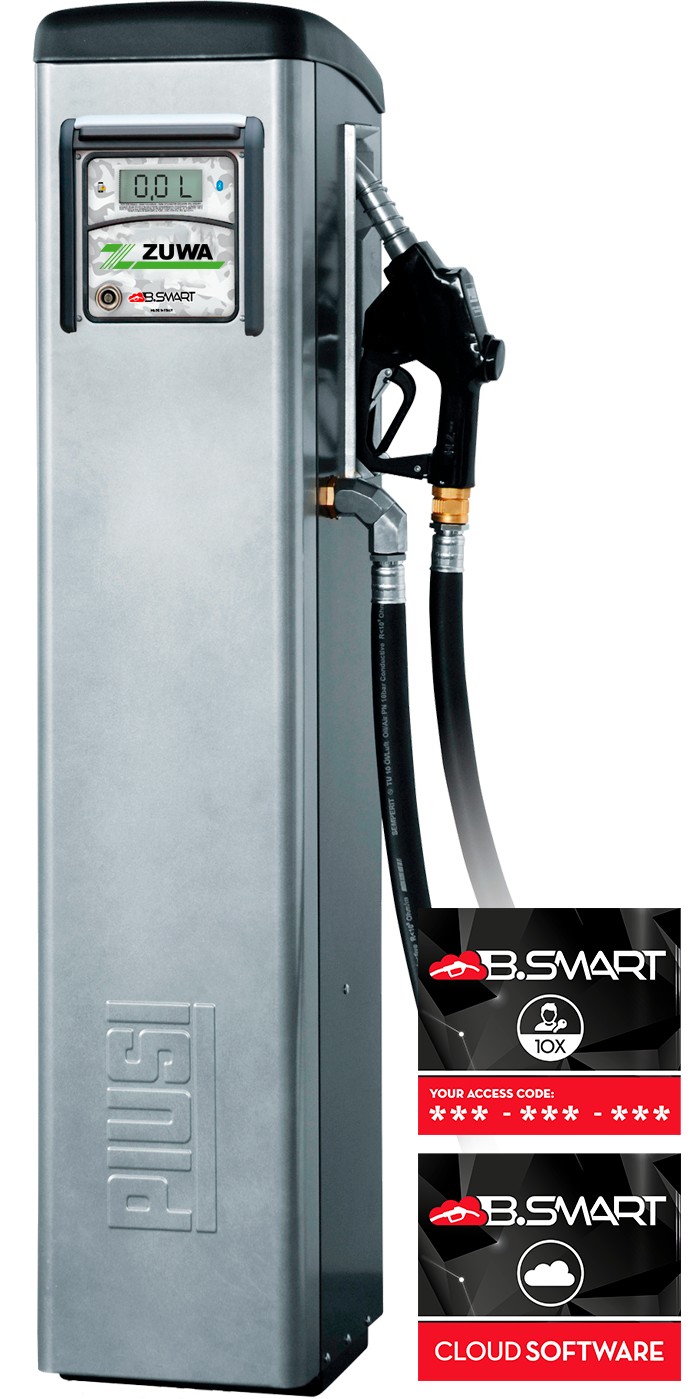 für Diesel, incl.10 Fahrerlizenzen und Software